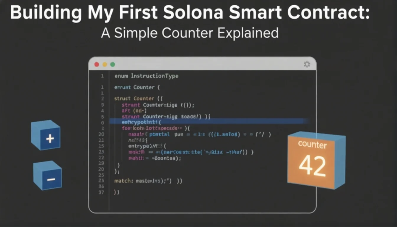 Building My First Solana Smart Contract: A Simple Counter Explained ...